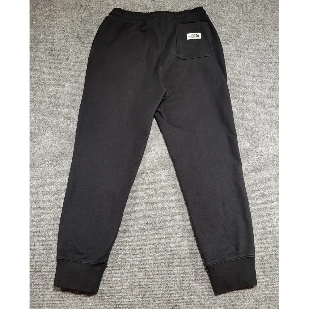 North Face Men's Heritage Patch TNF Black Joggers Sweatpants Size Small